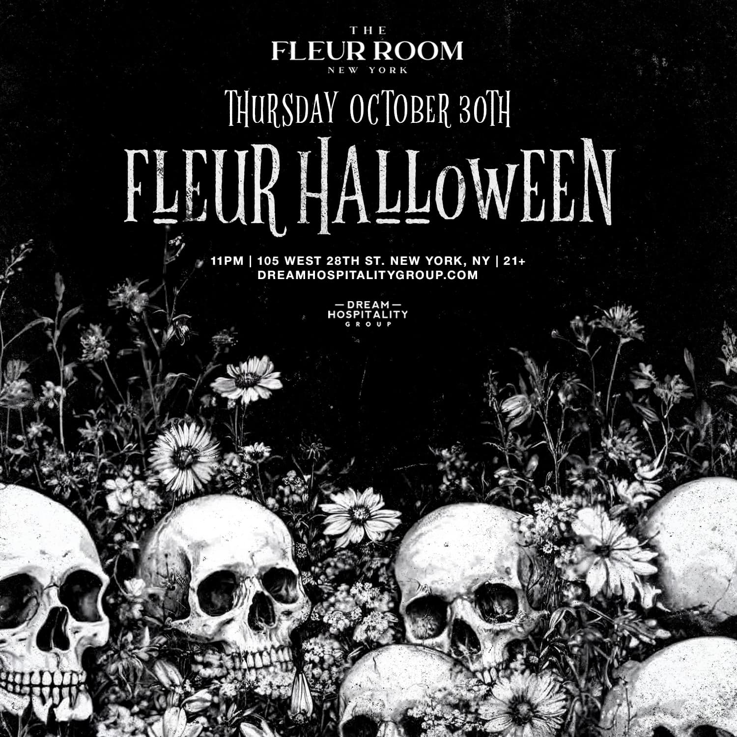 HALLOWEEN WEEKEND @ THE FLEUR ROOM 10/30