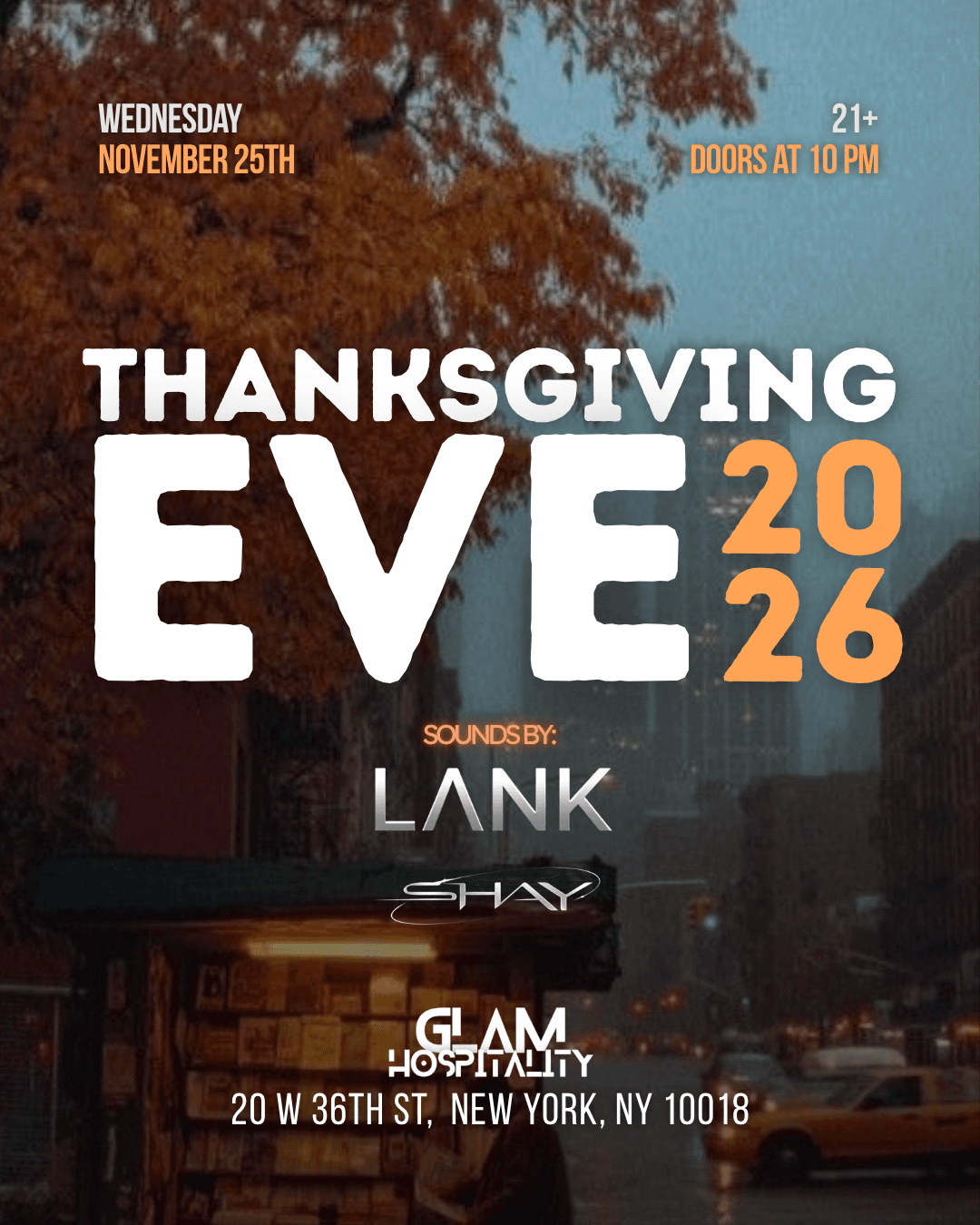 Thanksgiving EVE 🦃