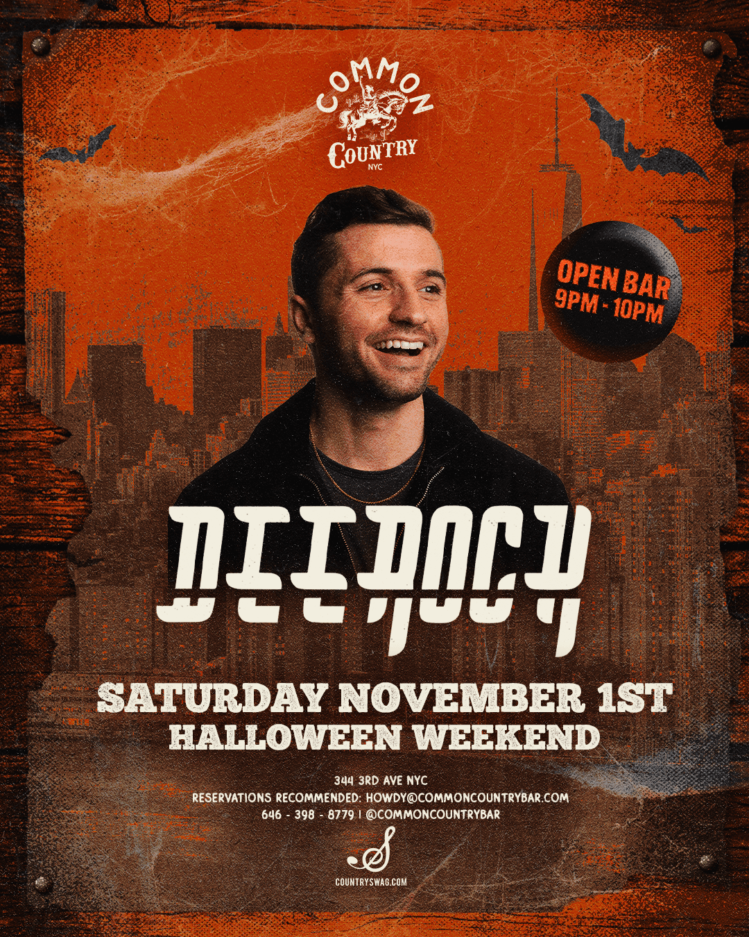 Common Country Halloween Nov 1st