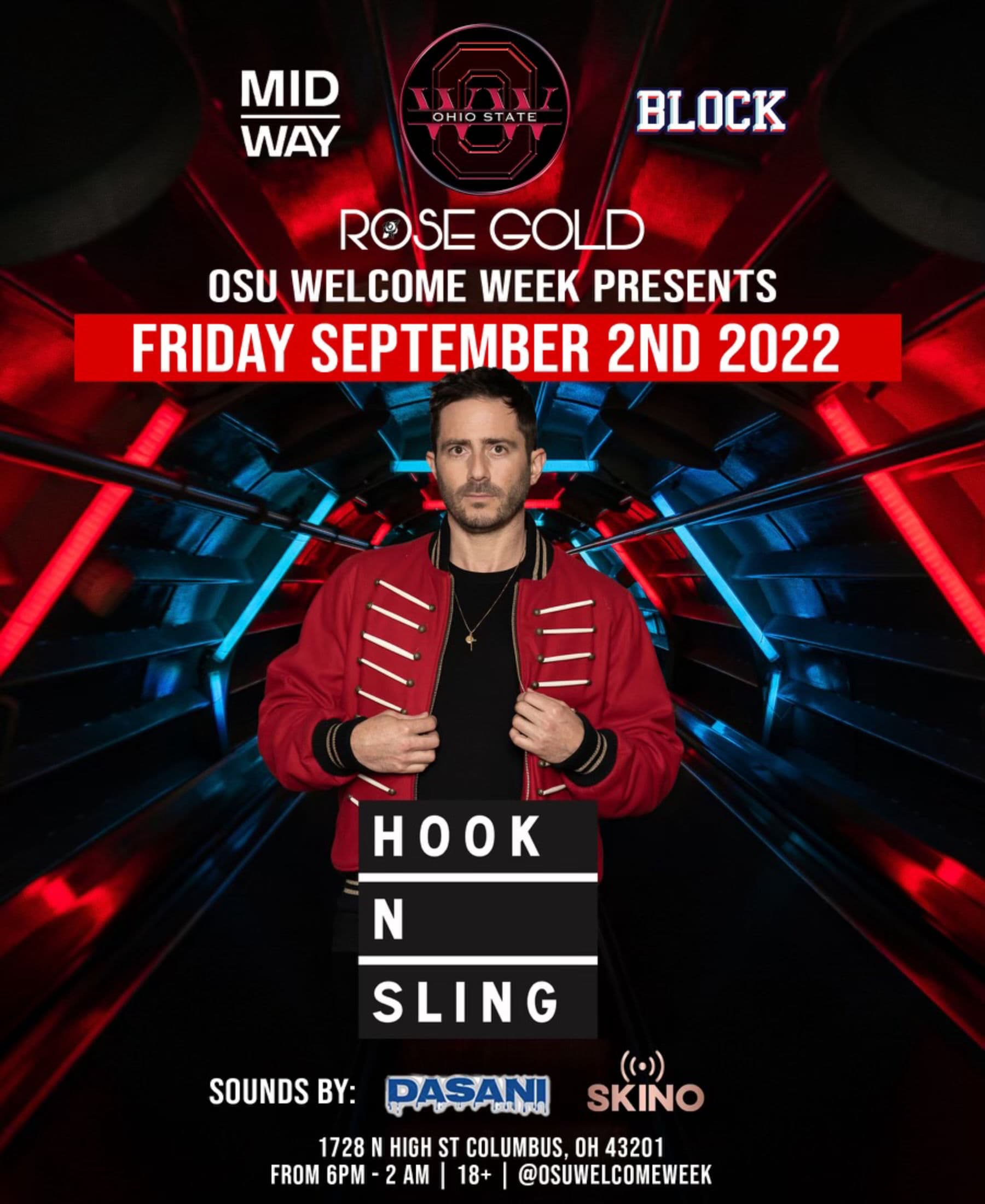 HOOK N SLING @Midway & The Block (18+)