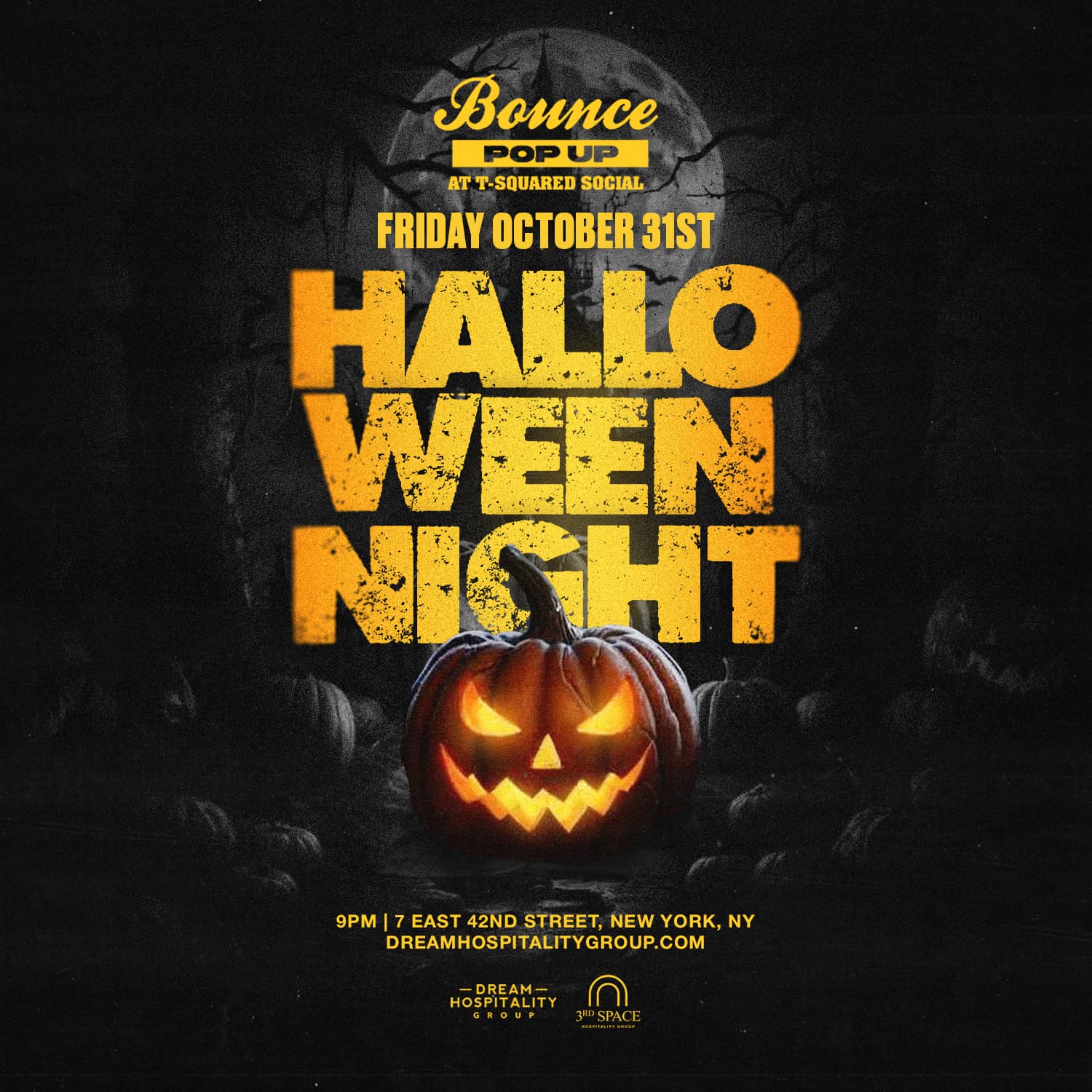 HALLOWEEN NIGHT @ T-SQUARED SOCIAL 10/31