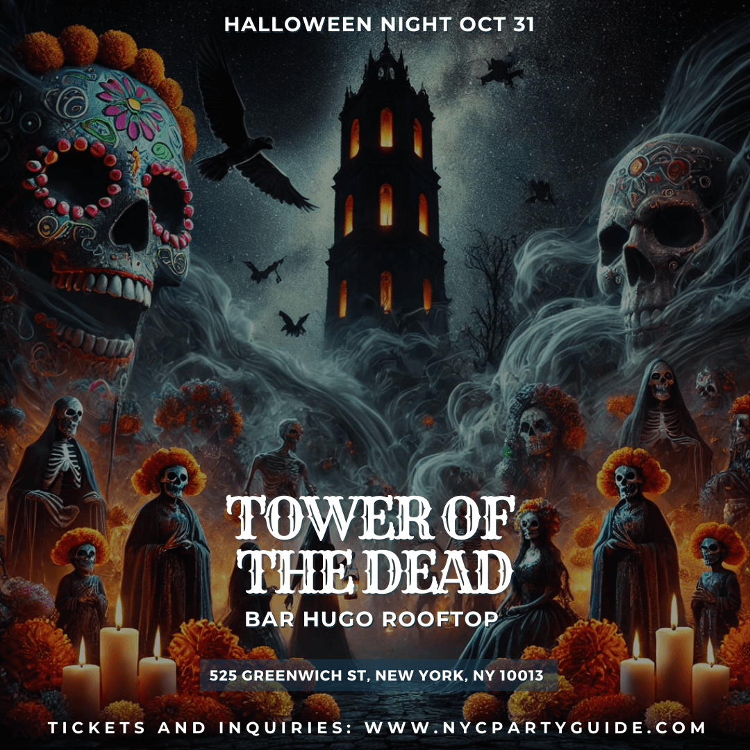 Tower Of The Dead Halloween Night at Bar Hugo Rooftop at the Hugo Hotel Soho