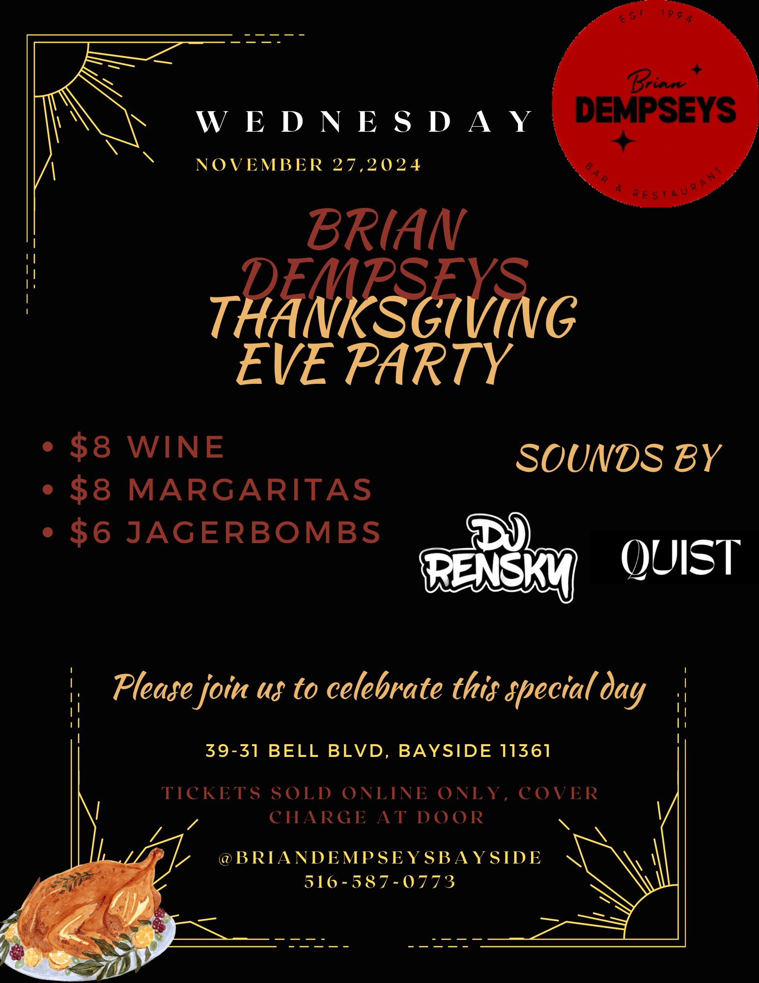 BRIAN DEMPSEYS THANKSGIVING PARTY