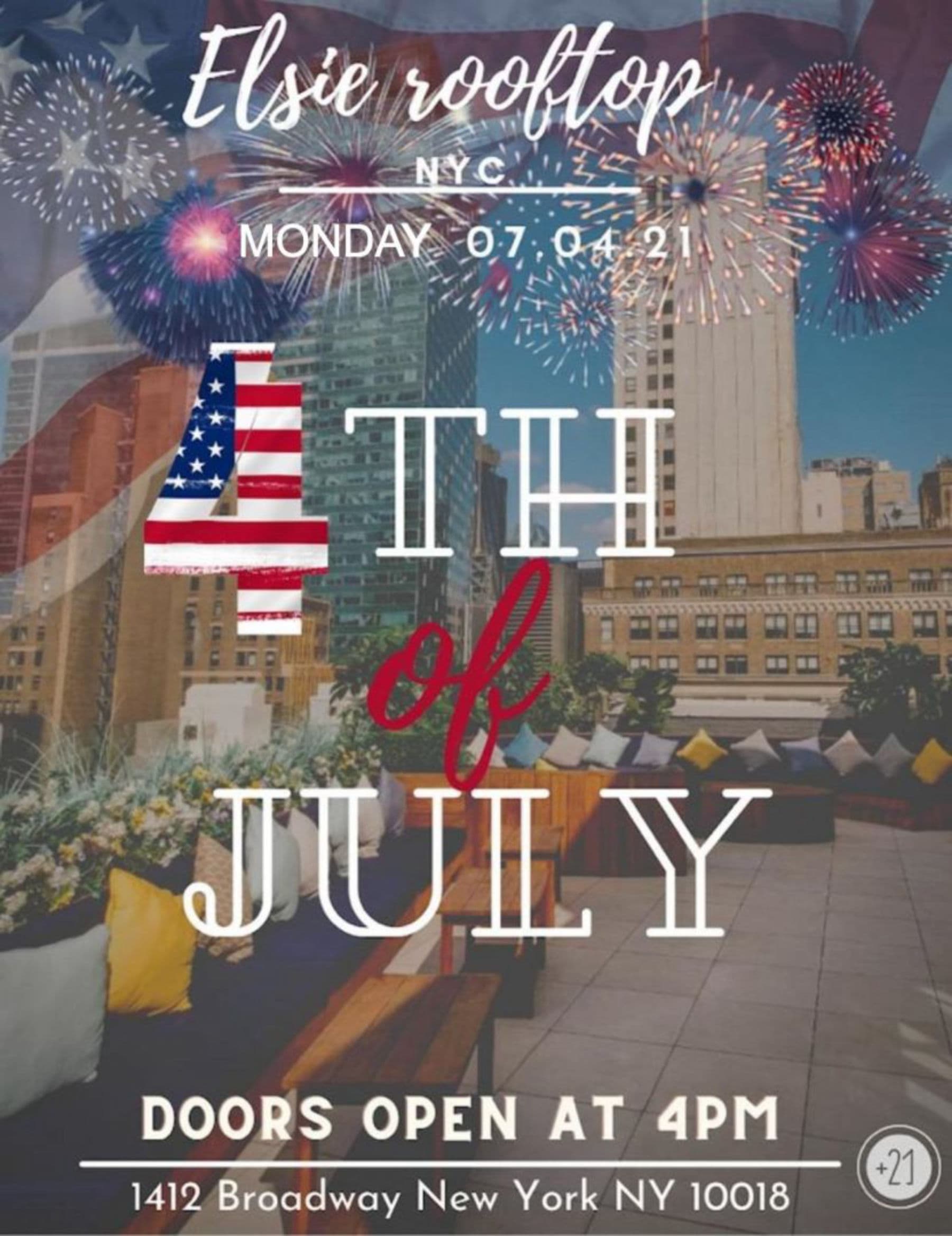 July 4th @Elsie Rooftop