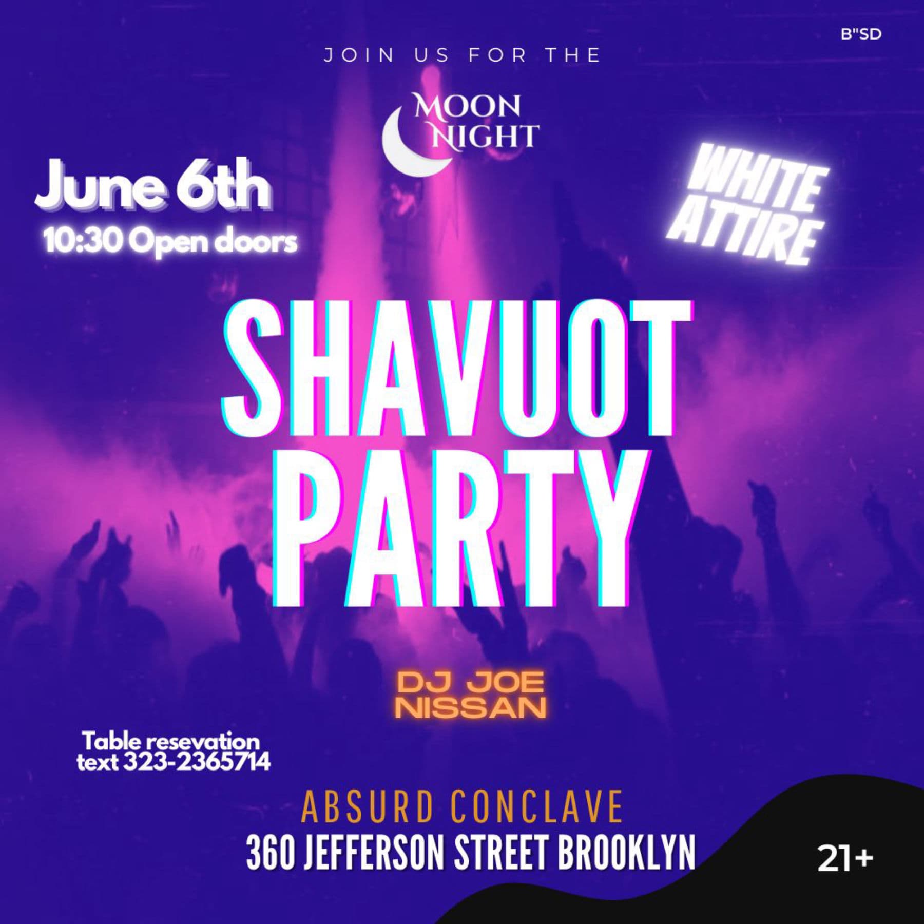 Moon Night Shavuot Party