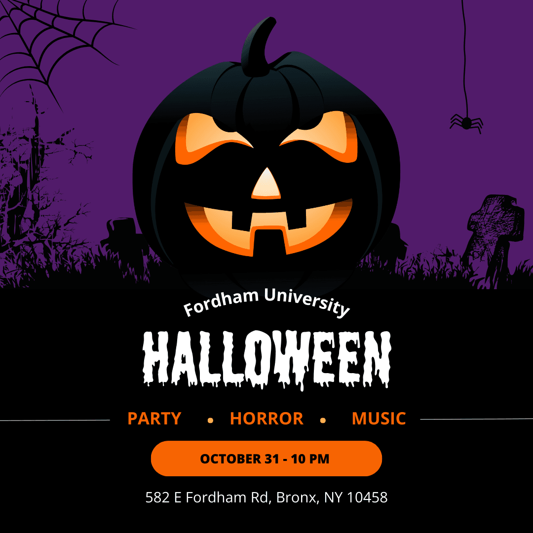 Fordham University Welcome Halloween Party Day 1