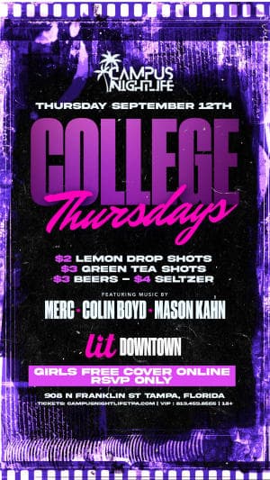 LIT COLLEGE THURSDAYS (FALL EDITION)