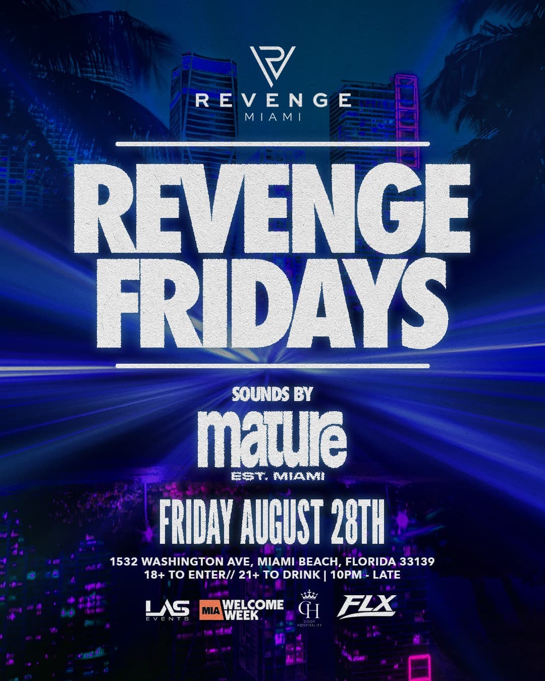 (18+) MATURE @ REVENGE FRIDAY 8/28