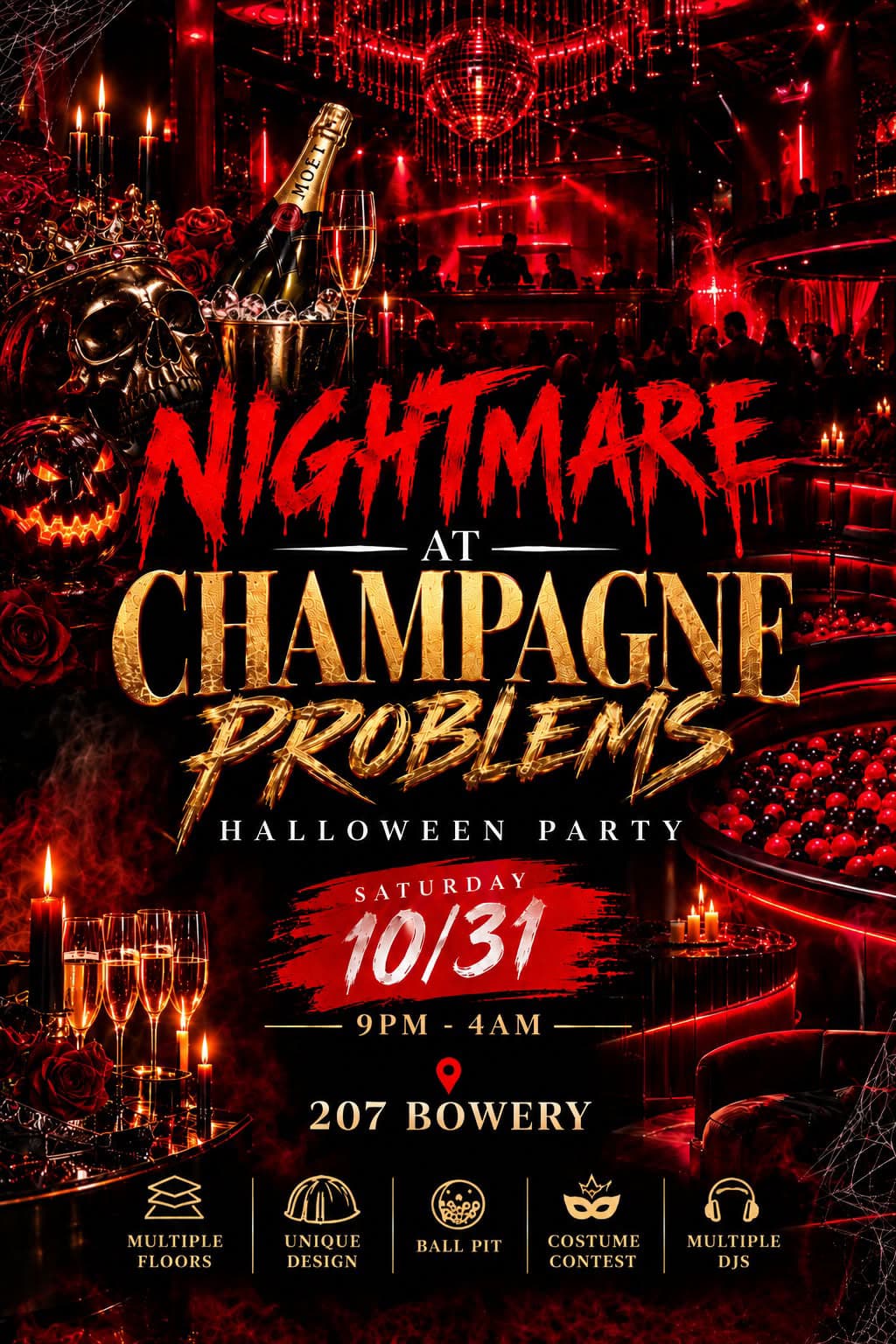 Nightmare at Champagne Problems