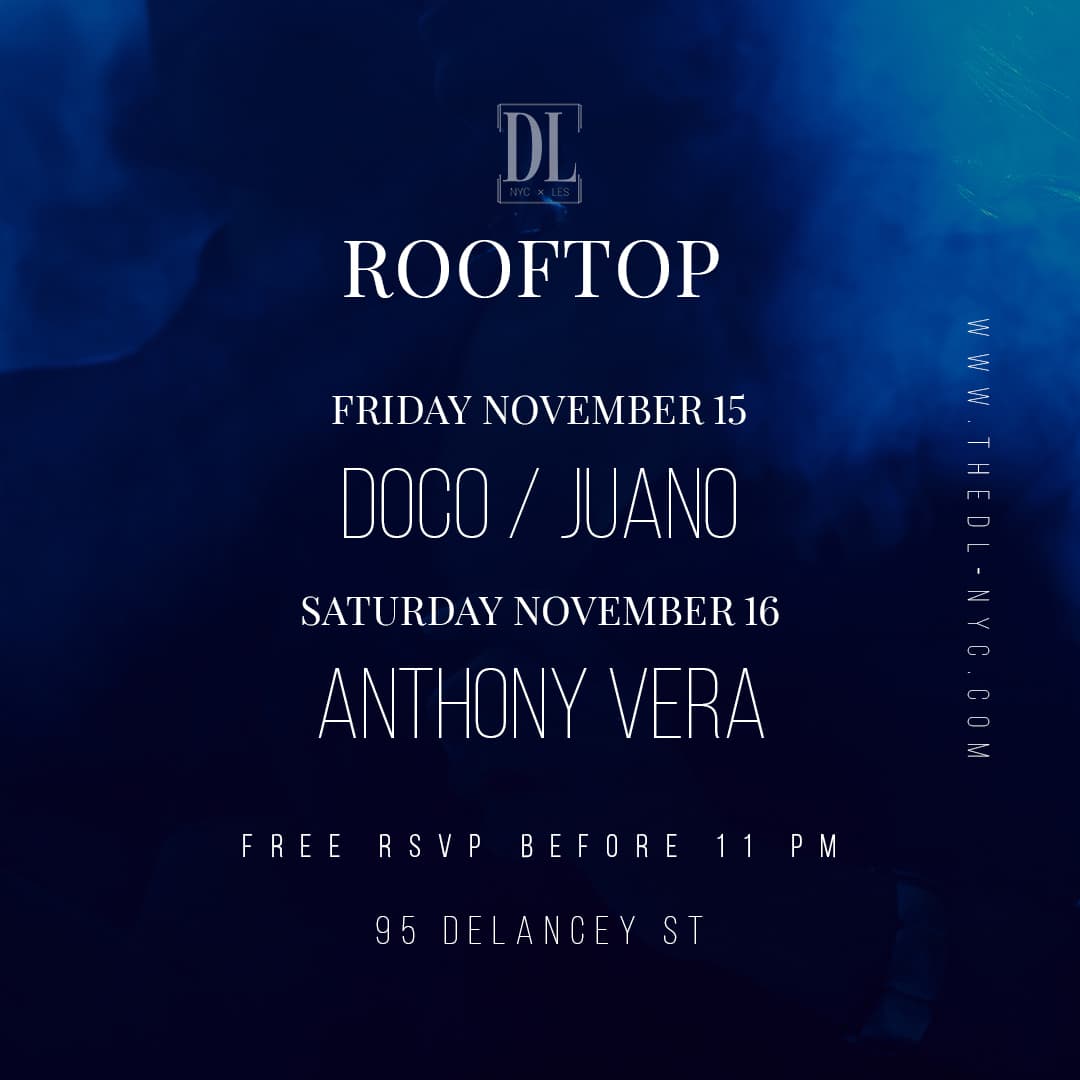 FRIDAY @ The DL 11/15