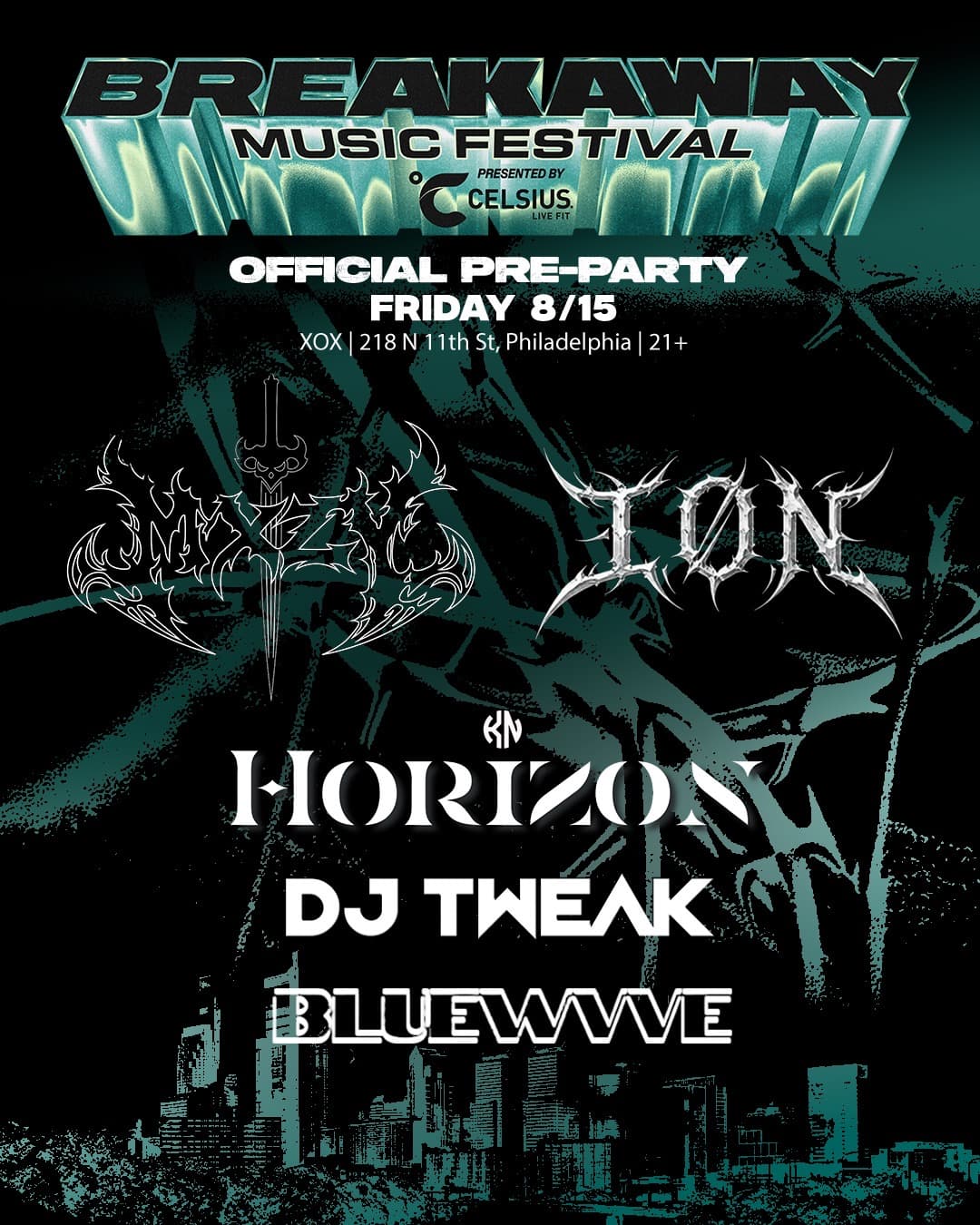 Official Breakaway Preparty - Techno Night at XOX