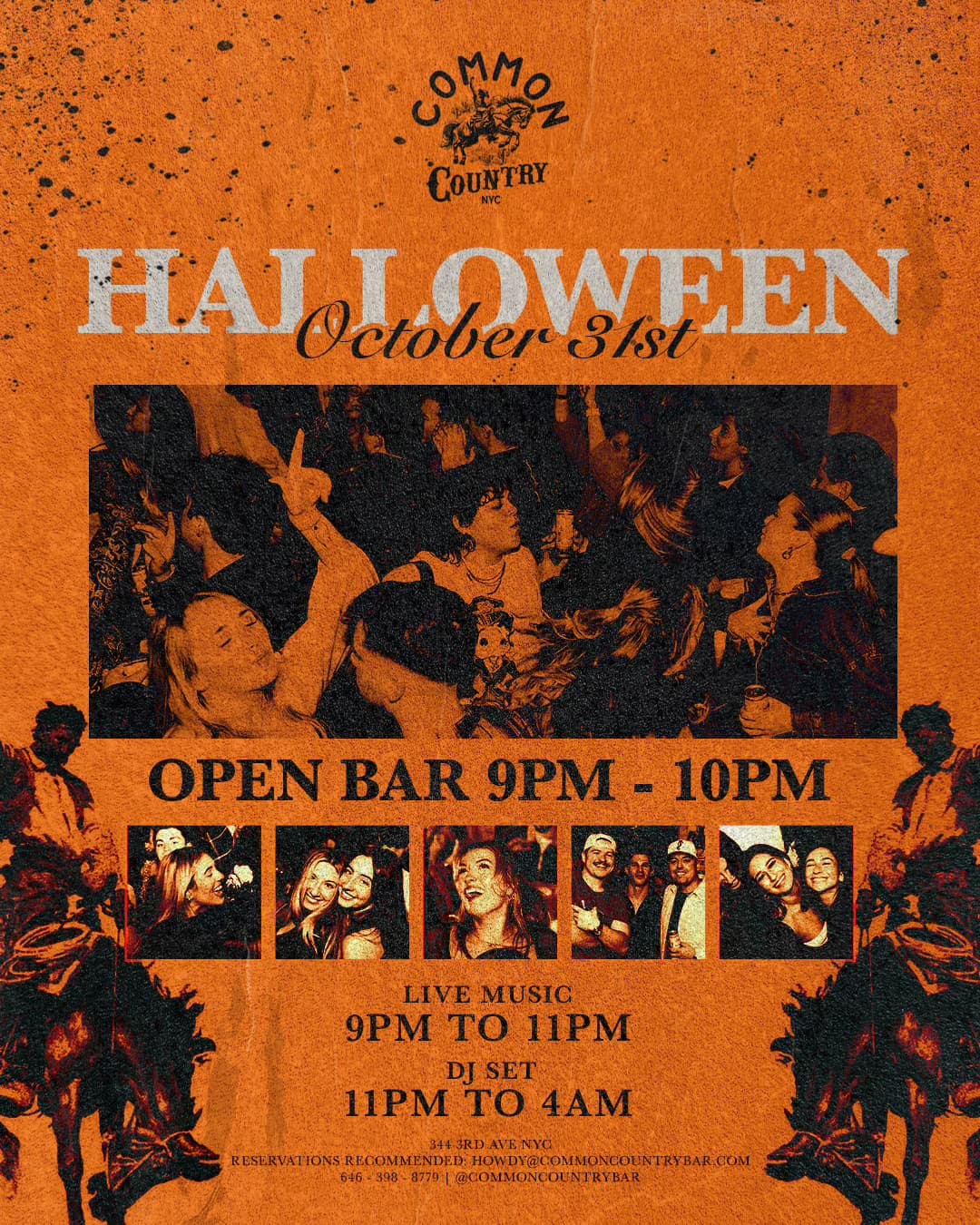 Halloween Night 10/31 @ Common Country