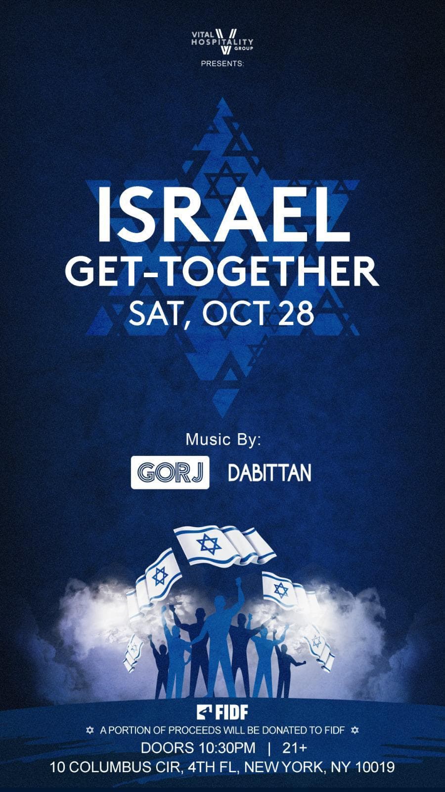 ISRAEL GET-TOGETHER 10/28 @ ASCENT LOUNGE