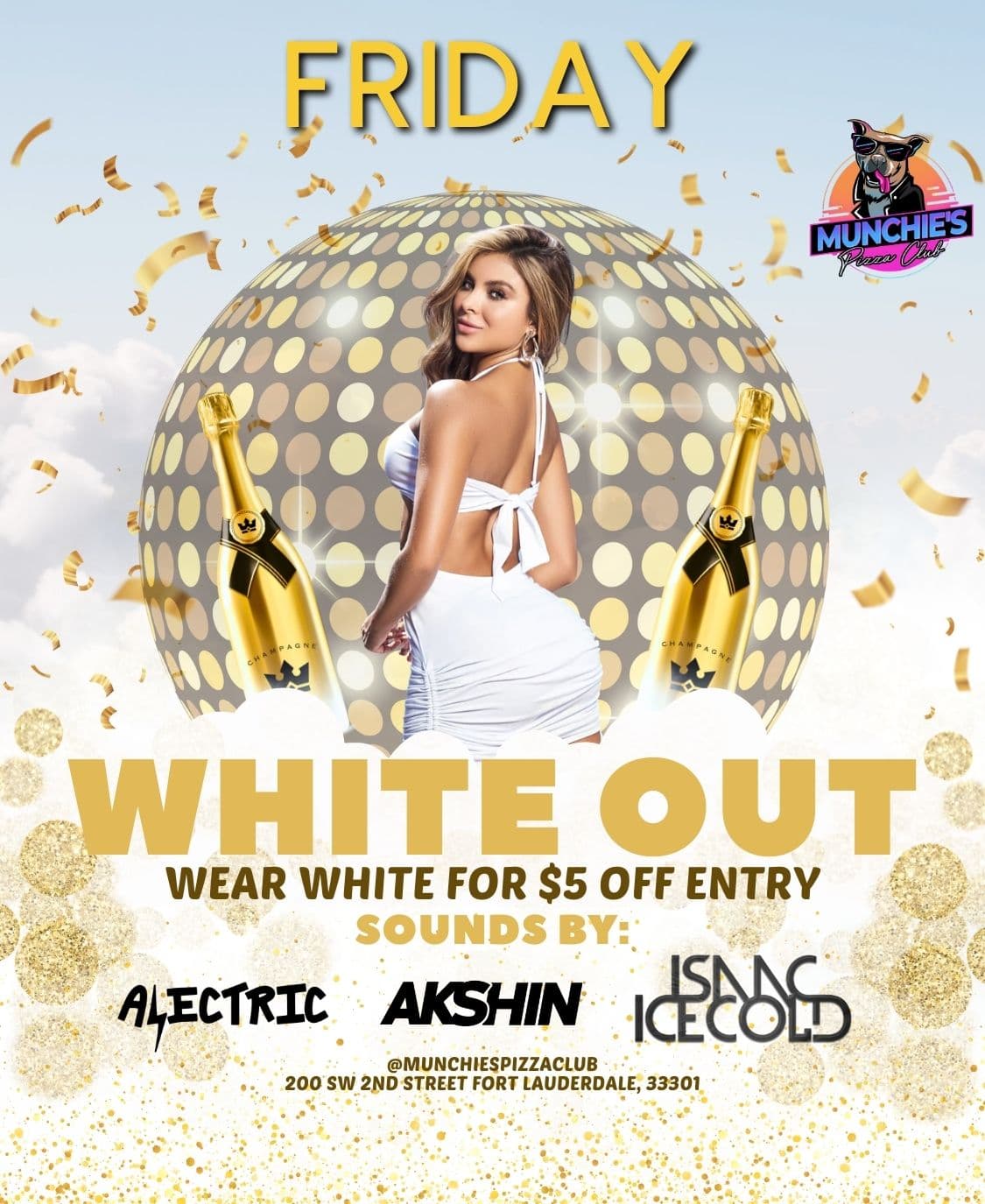 4/12 WHITE OUT @ MUNCHIE'S FORT LAUDERDALE
