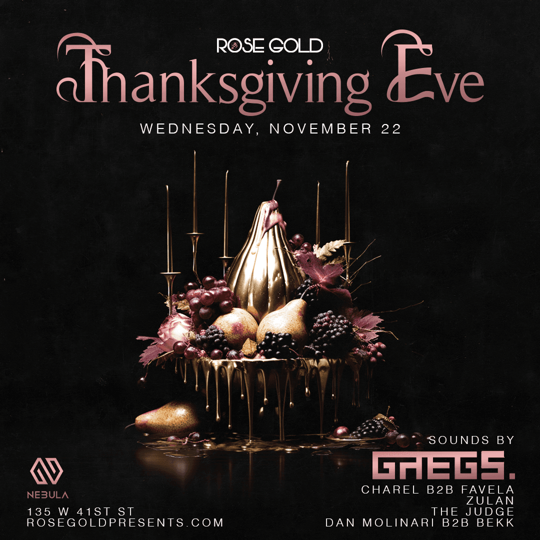 THANKSGIVING EVE @ NEBULA 11/22