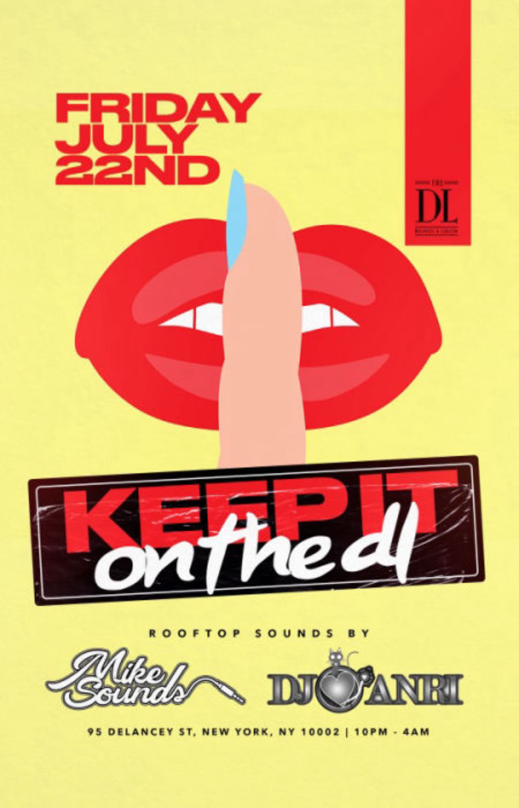 Fridays @ The DL 7/22