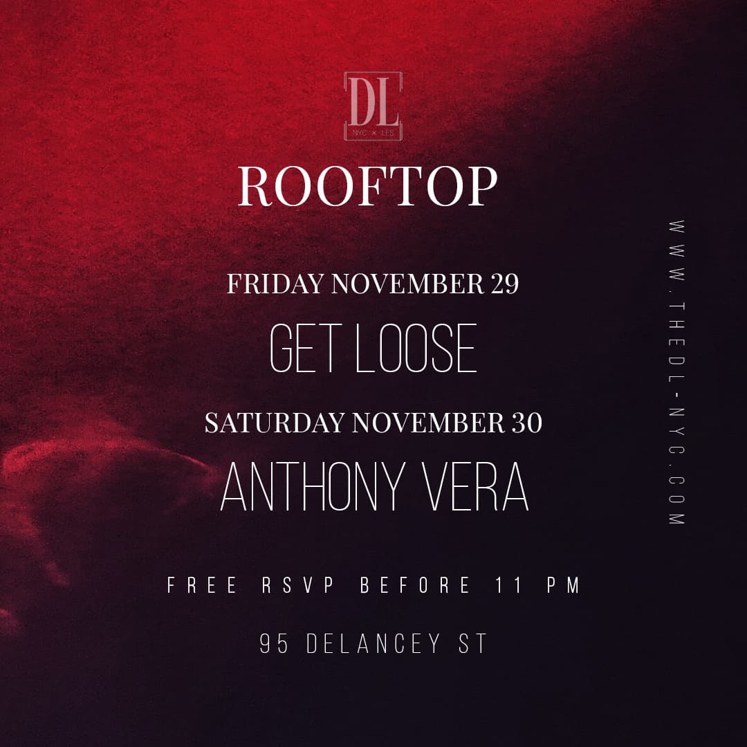 FRIDAY @ The DL 11/29