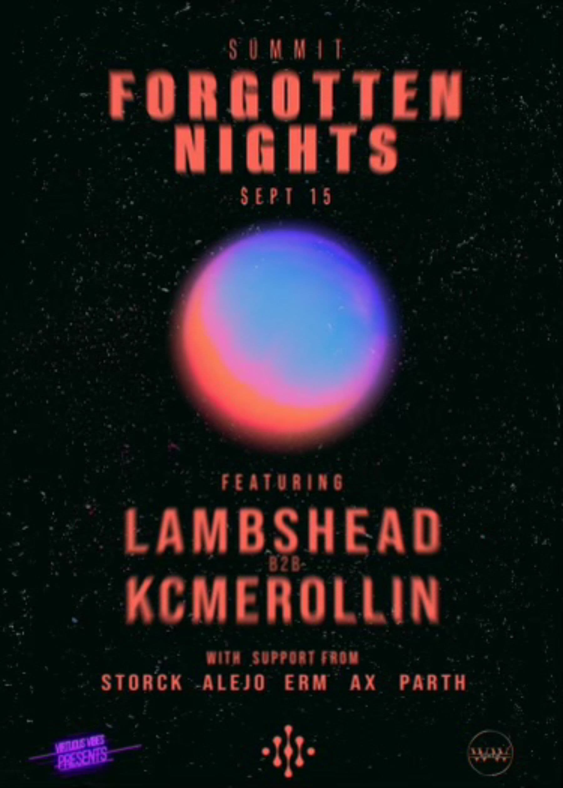 Forgotten Nights Rooftop Party @Summit 9/15 (18+)