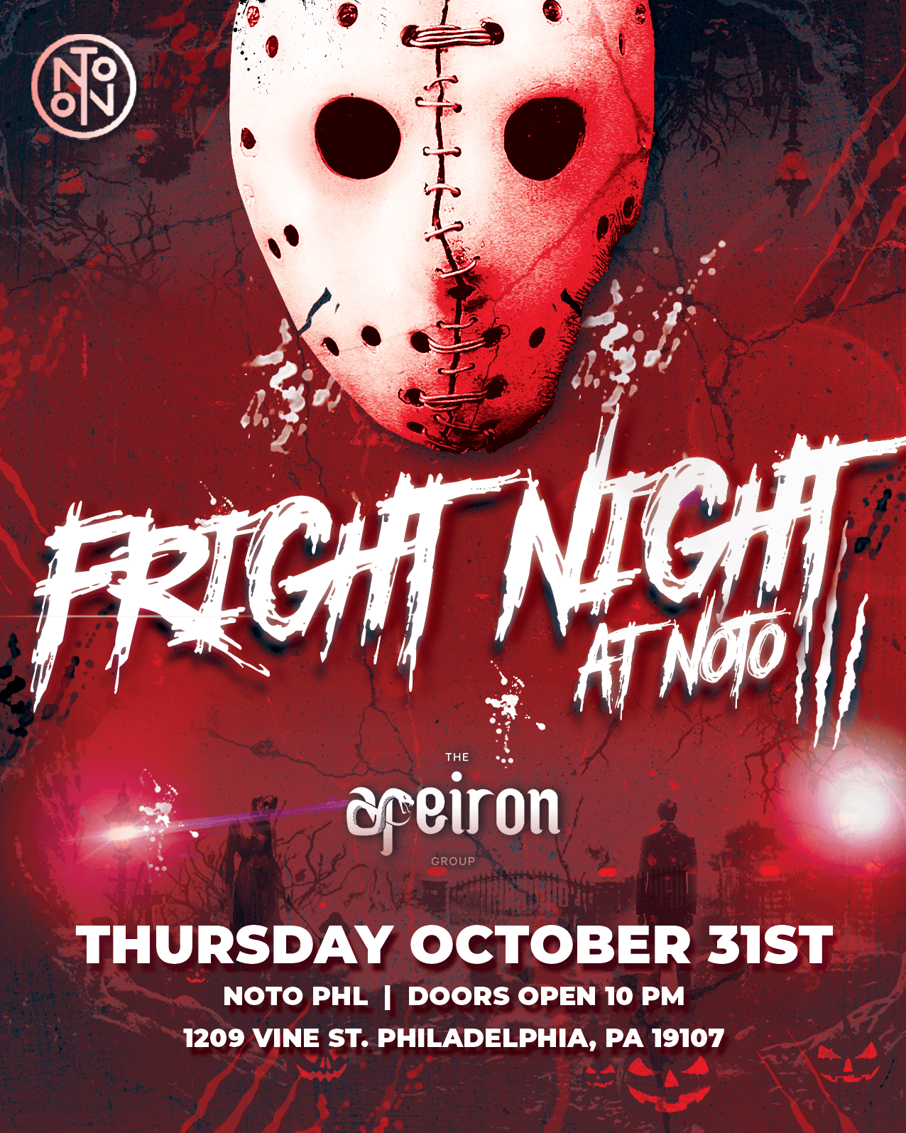 (18+) HALLOWEEN FRIGHT NIGHT @ NOTO PHILLY