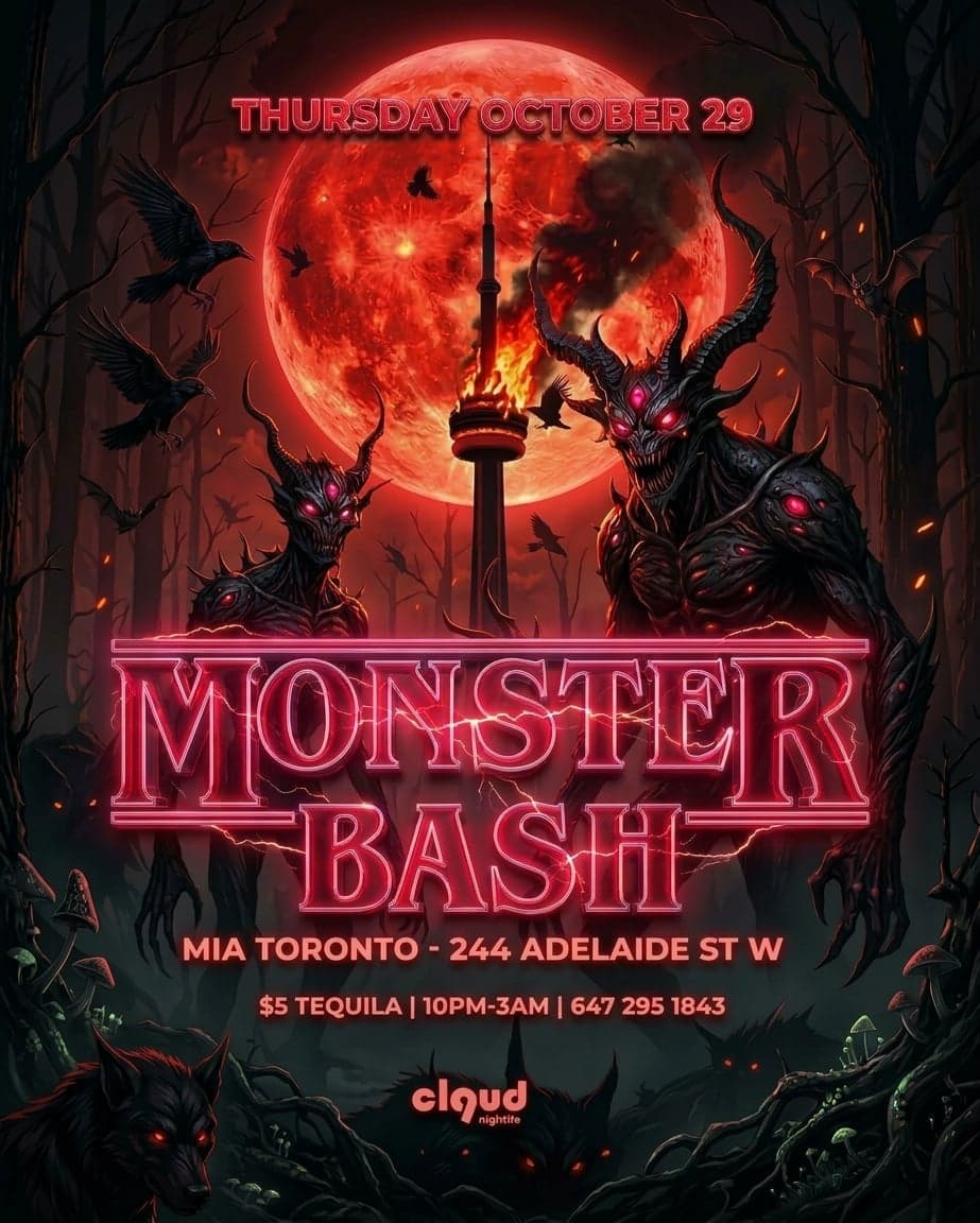 MONSTER BASH @ MIA | THUR OCT 29 | FREE ENTRY & $5 TEQUILA