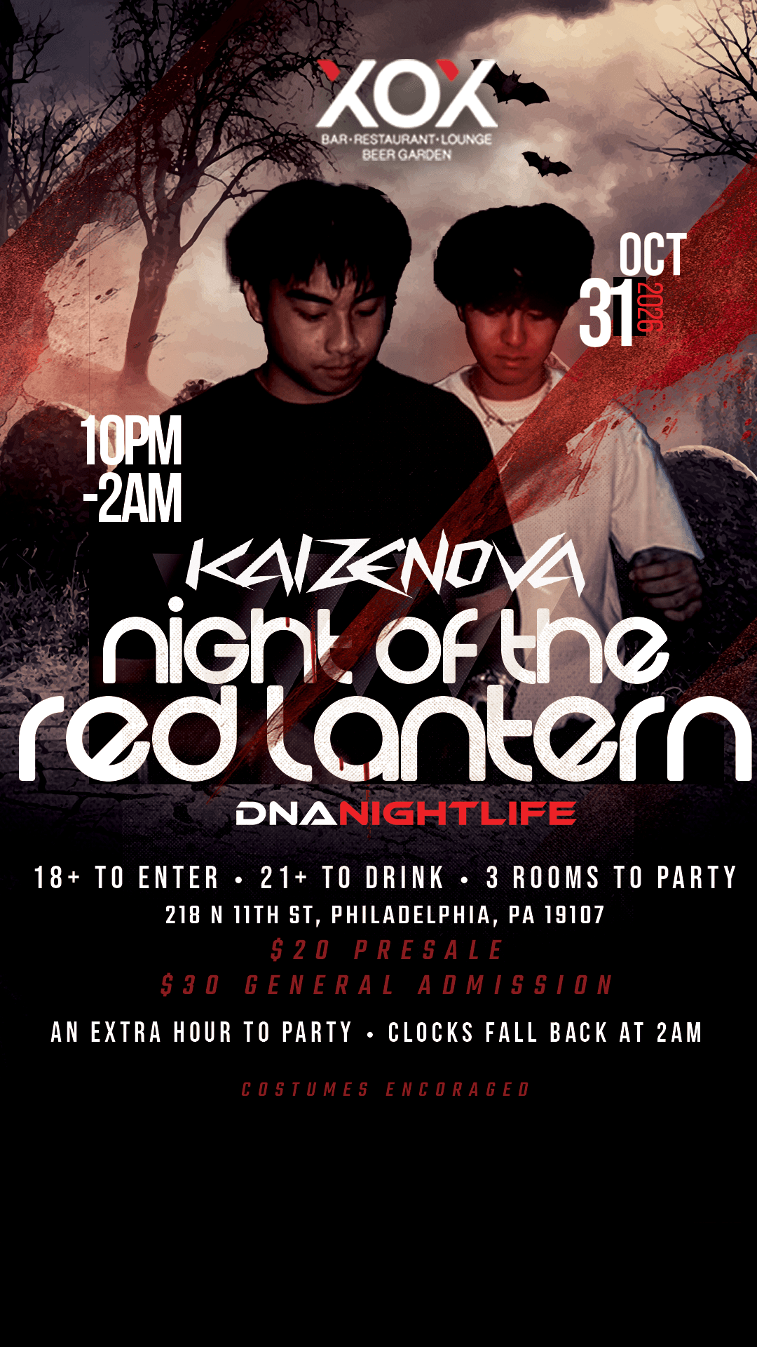 KAIZENOVA - Night of the Red Lantern 10/31