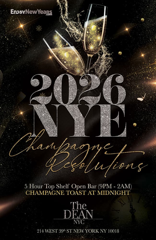Champagne Resolutions New Year’s Eve 2026 at The Dean NYC