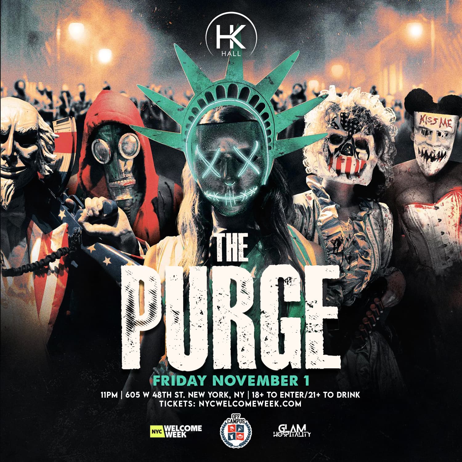 THE PURGE HALLOWEEN PARTY (18+)