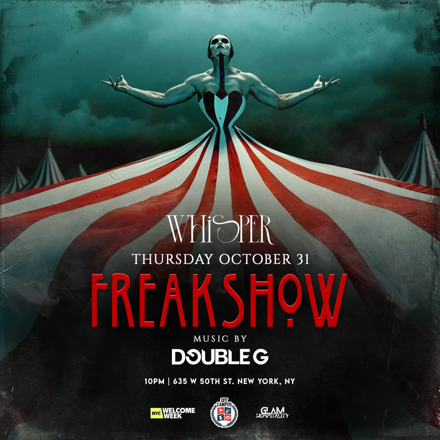 FREAKSHOW HALLOWEEN PARTY @ WHISPER (18+)