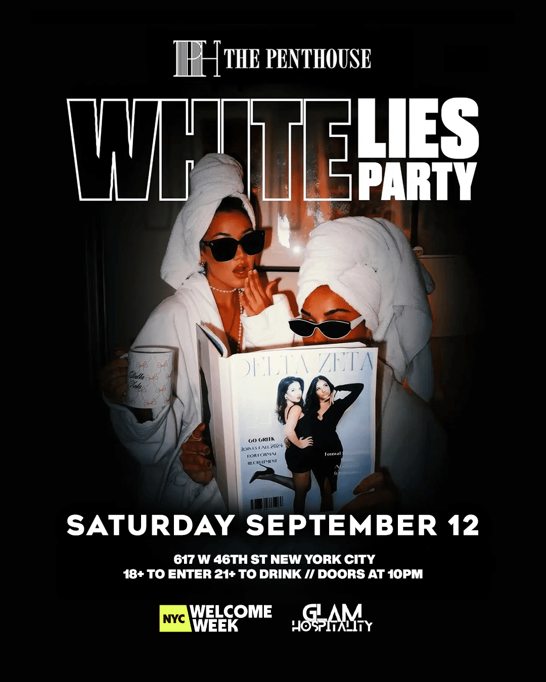 (18+) WHITE LIES PARTY @ PENTHOUSE 9/12