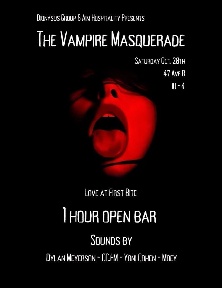 HALLOWEEN: VAMPIRE MASQUERADE 10/28 @ LAMIAS