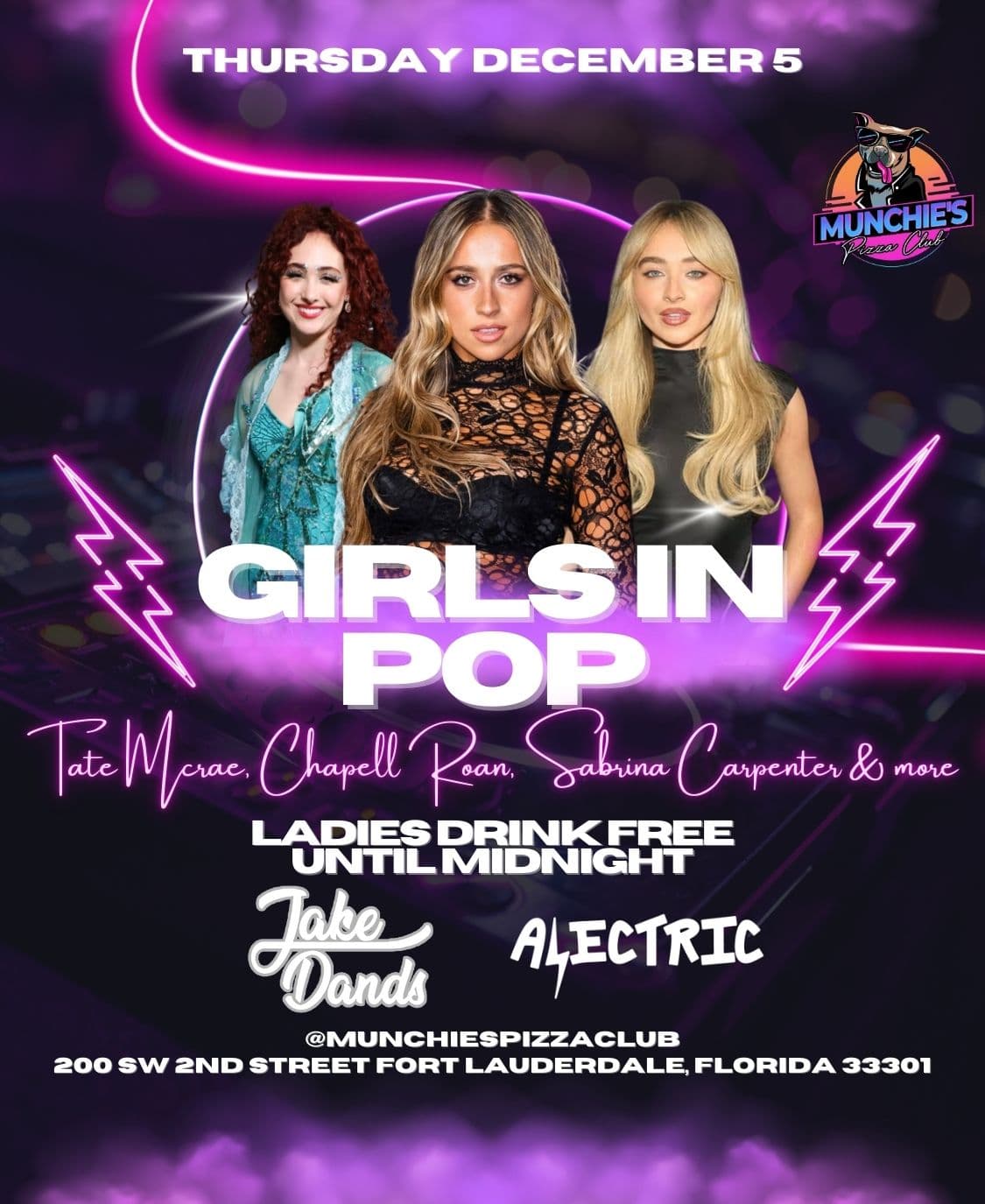 12/05 GIRLS IN POP @ MUNCHIE'S FORT LAUDERDALE