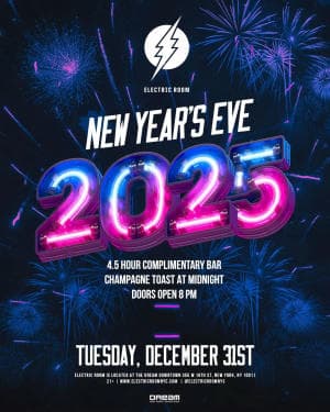 New Year's Eve at Electric Room at The Dream Downtown