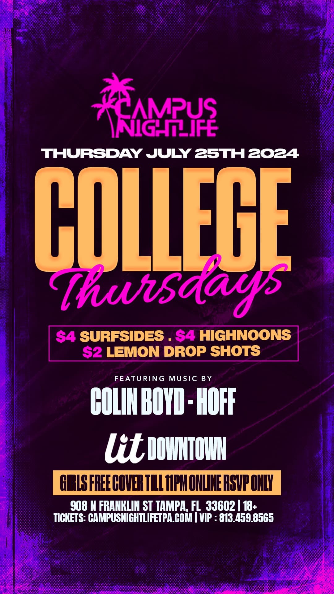LIT COLLEGE THURSDAYS (SUMMER EDITION)