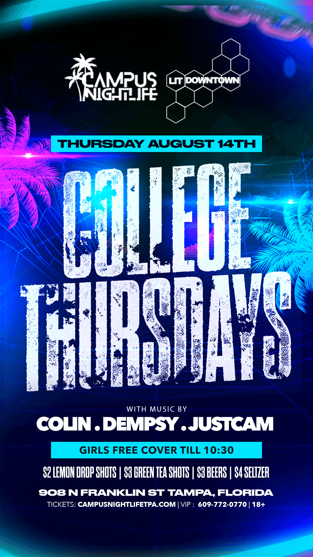 LIT COLLEGE THURSDAYS (SUMMER EDITION)