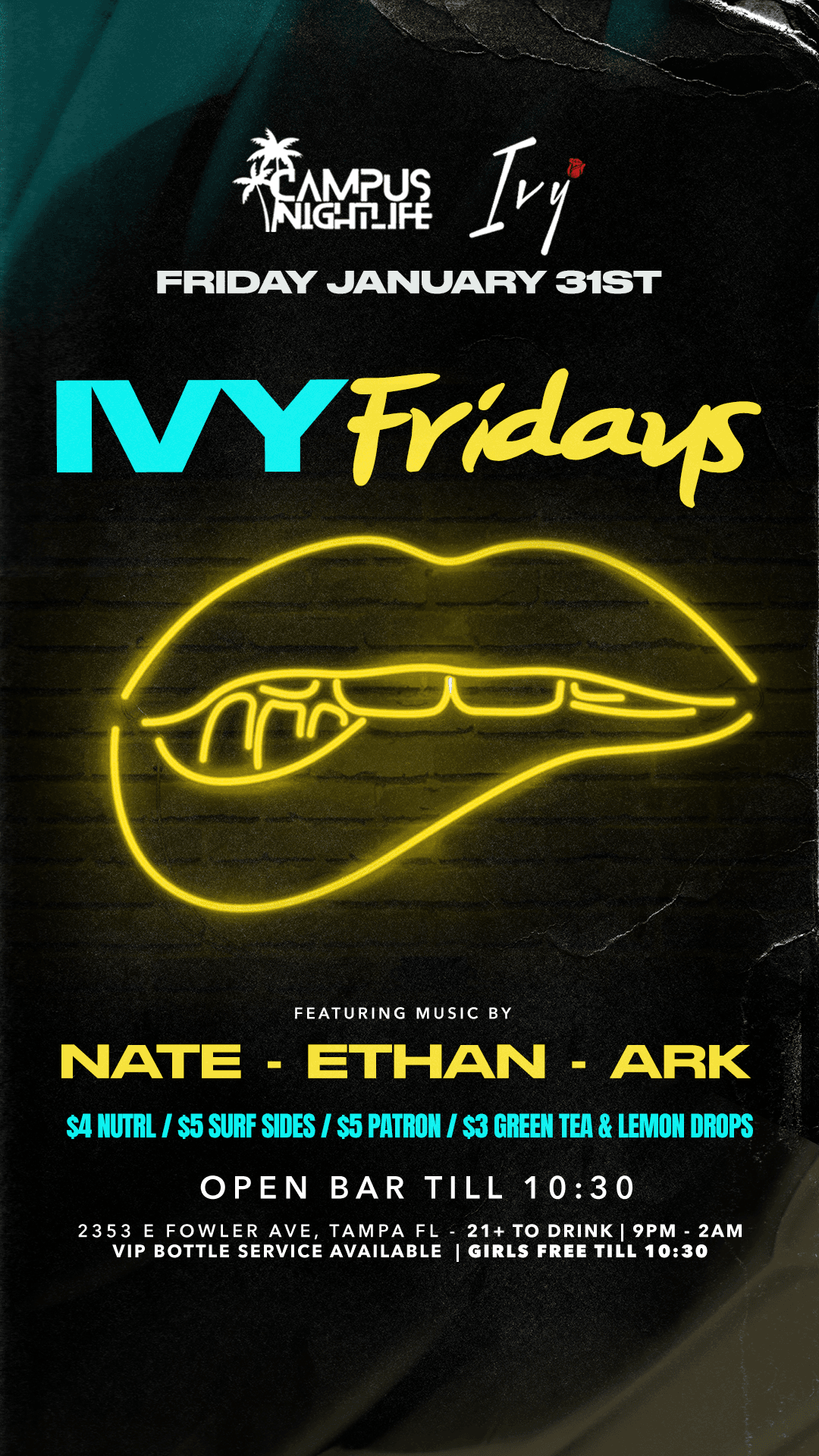 IVY COLLEGE FRIDAYS