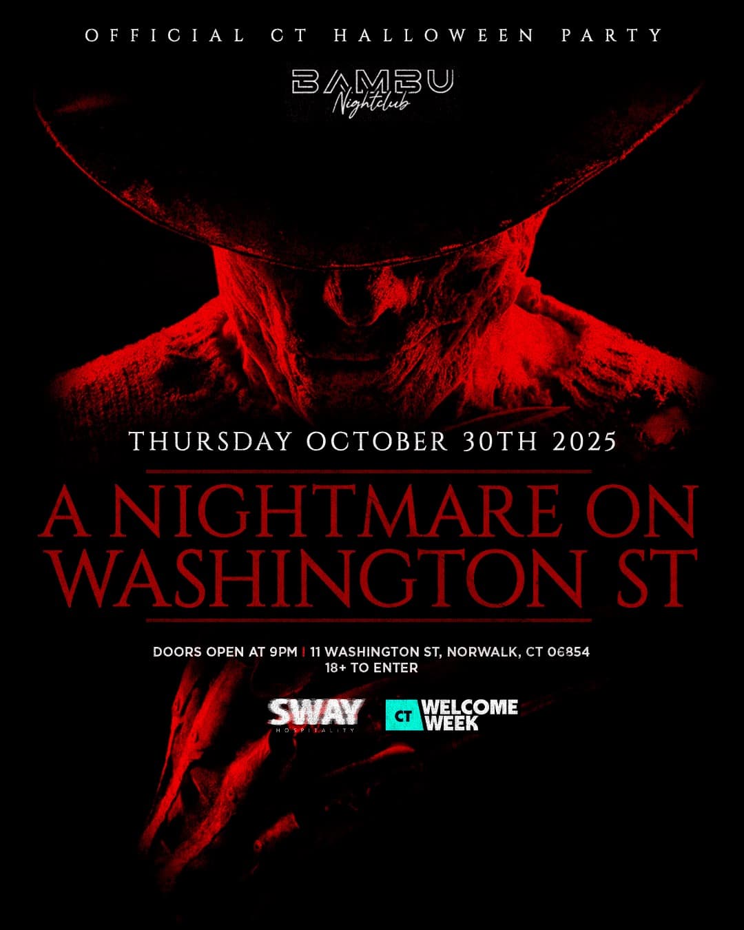 (18+) Nightmare On Washington Street: Bambu Nightclub