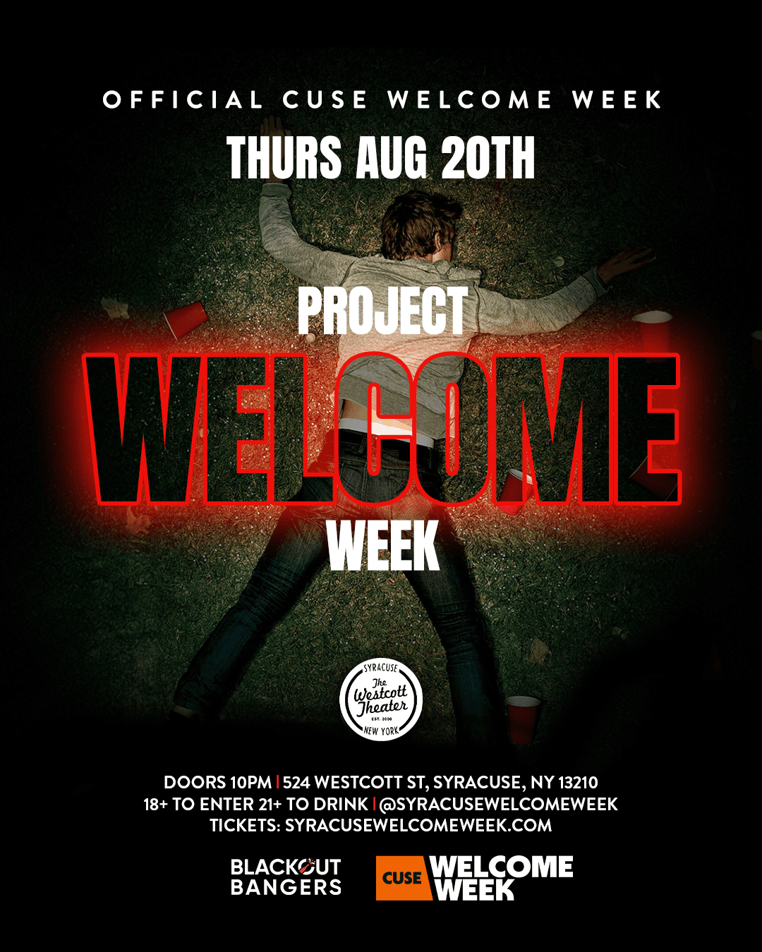 (18+) SYRACUSE WELCOME WEEK: PROJECT X