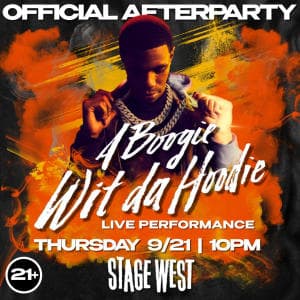 A BOOGIE WIT DA HOODIE: OFFICIAL AFTERPARTY 9/21 @ STAGE WEST