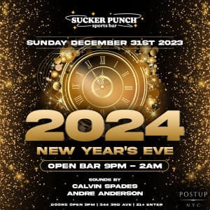 NEW YEARS EVE 2024 @ SUCKER PUNCH