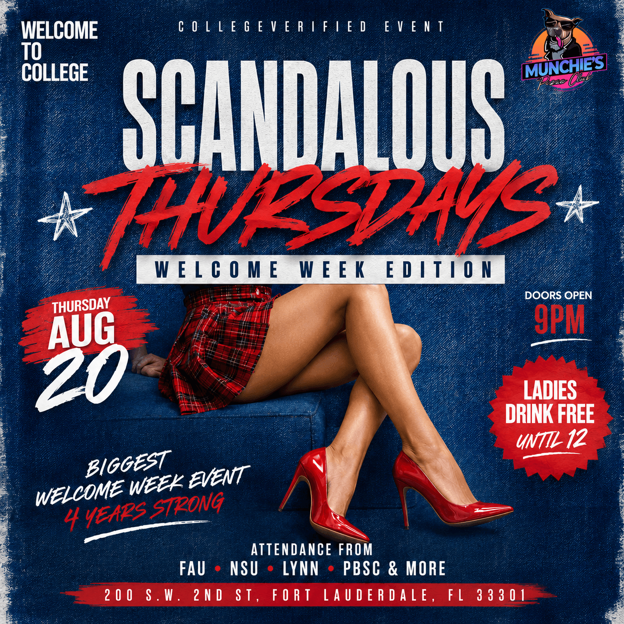 Scandalous Thursdays - Welcome Week