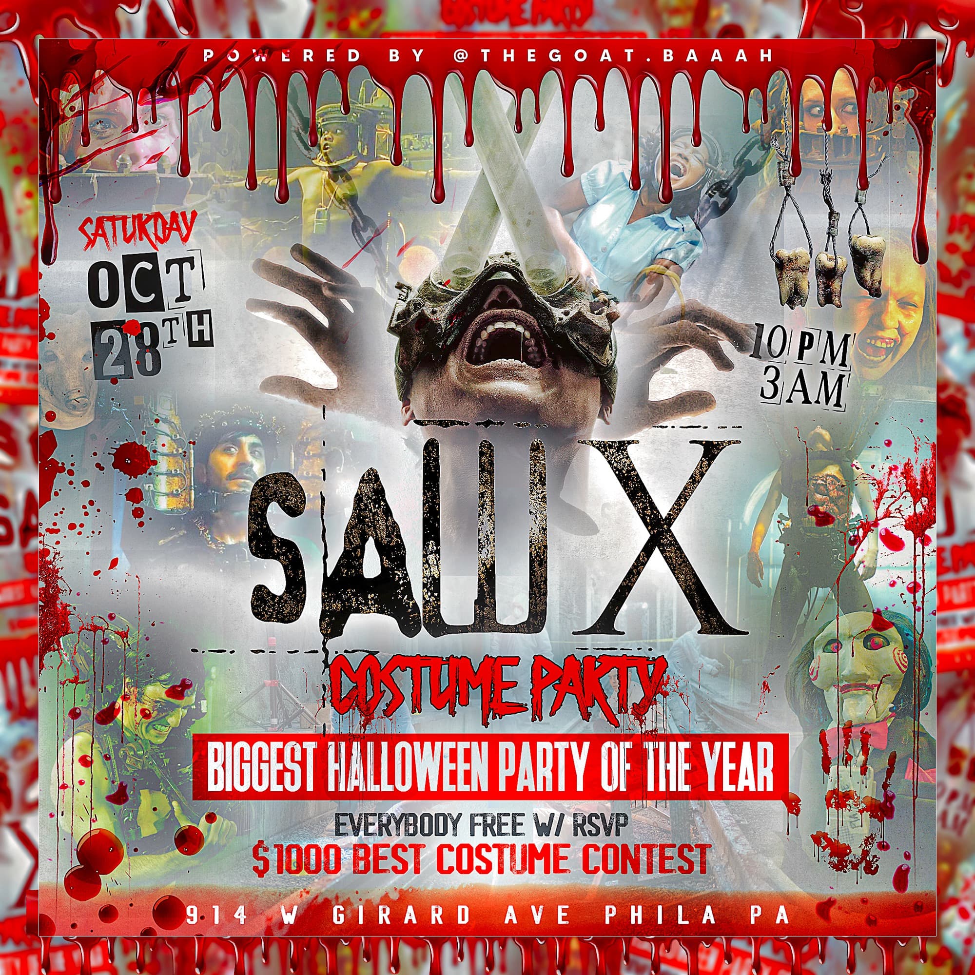 SAW X COSTUME PARTY 👻🩸