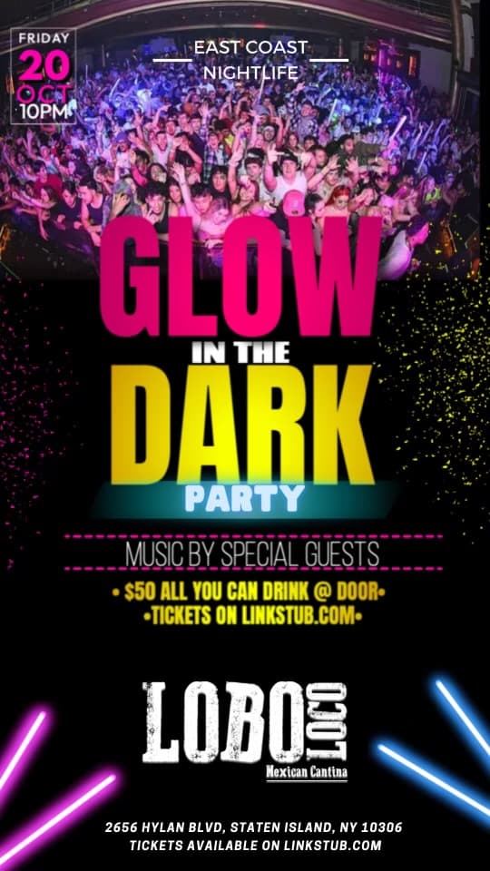 GLOW PARTY AT LOBO LOCO