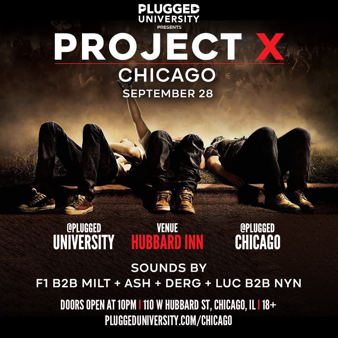 (18+) PROJECT X @ HUBBARD INN 9/28