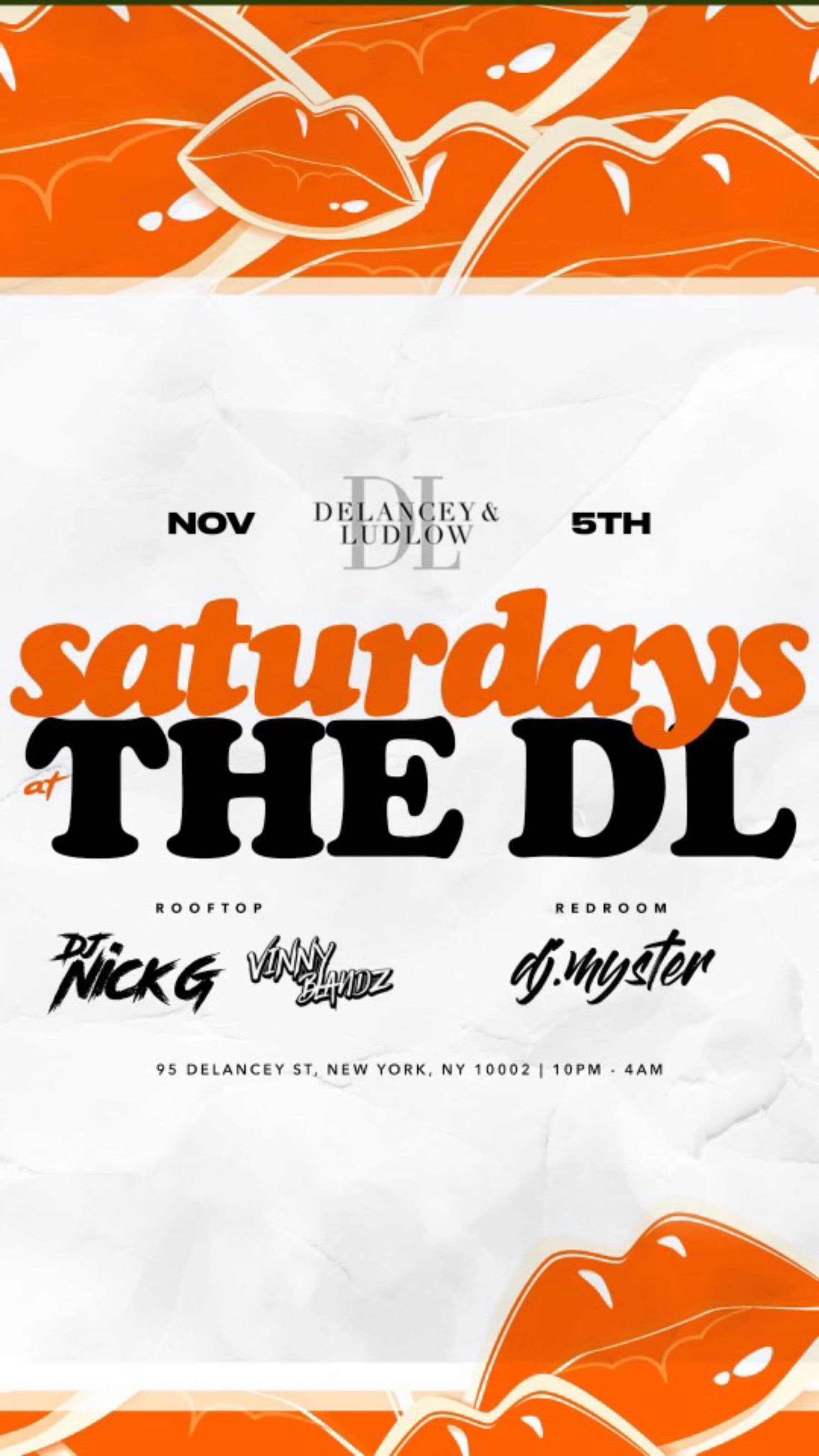 Saturdays @ The DL 11/5