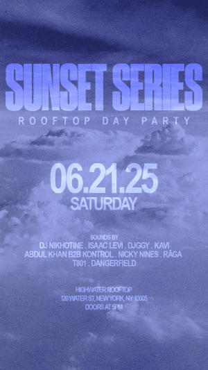 SUNSET SERIES @ HIGHWATER ROOFTOP 6/21