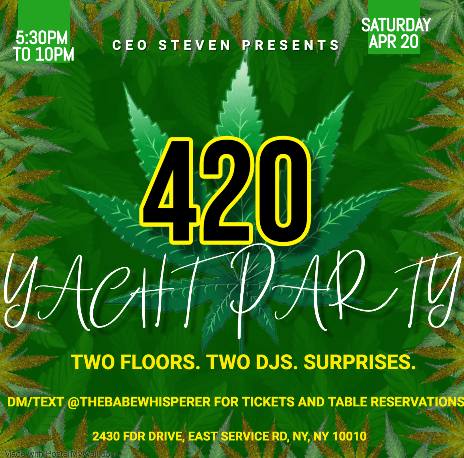 420 YACHT PARTY