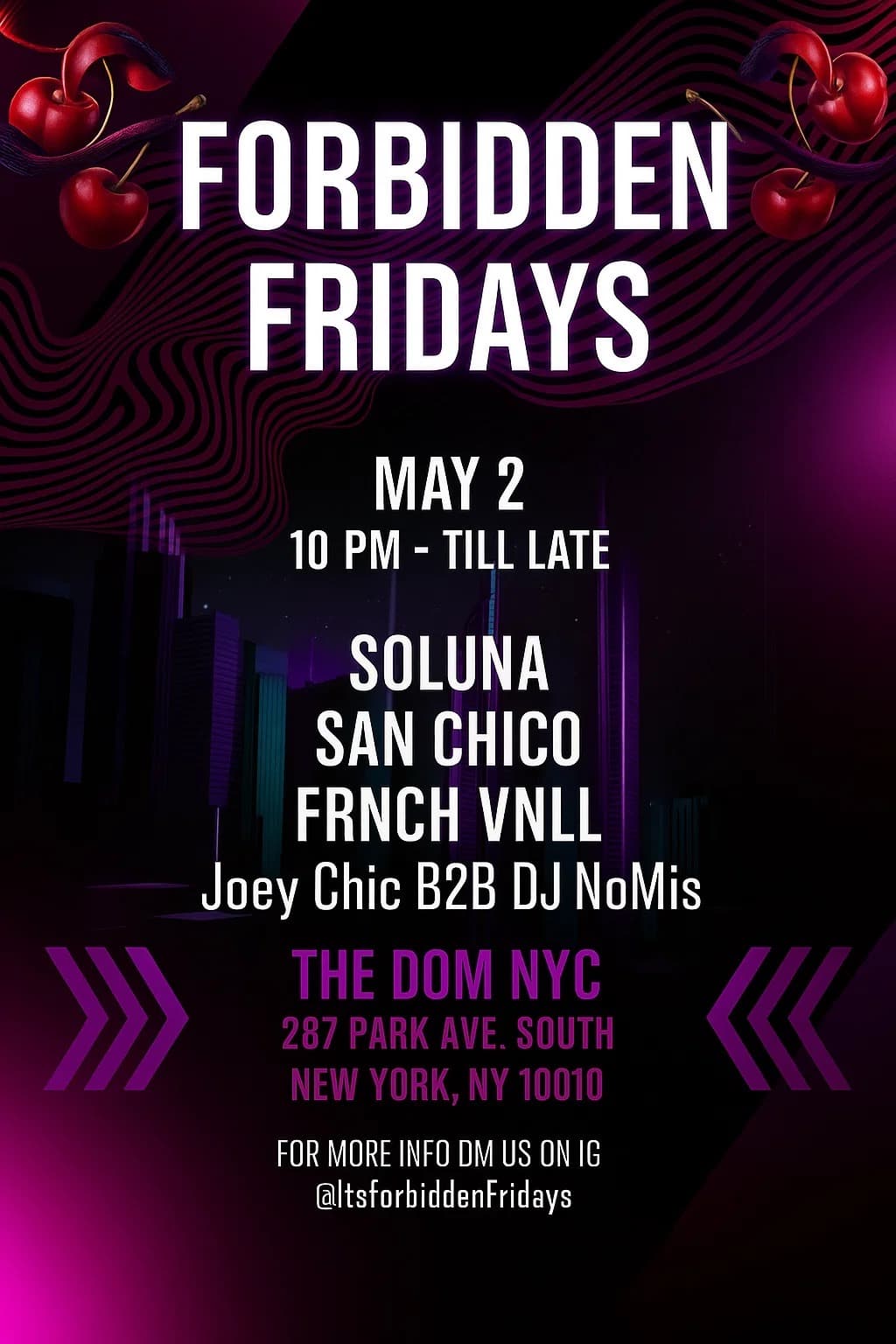 THE DOM FRIDAYS 5/2