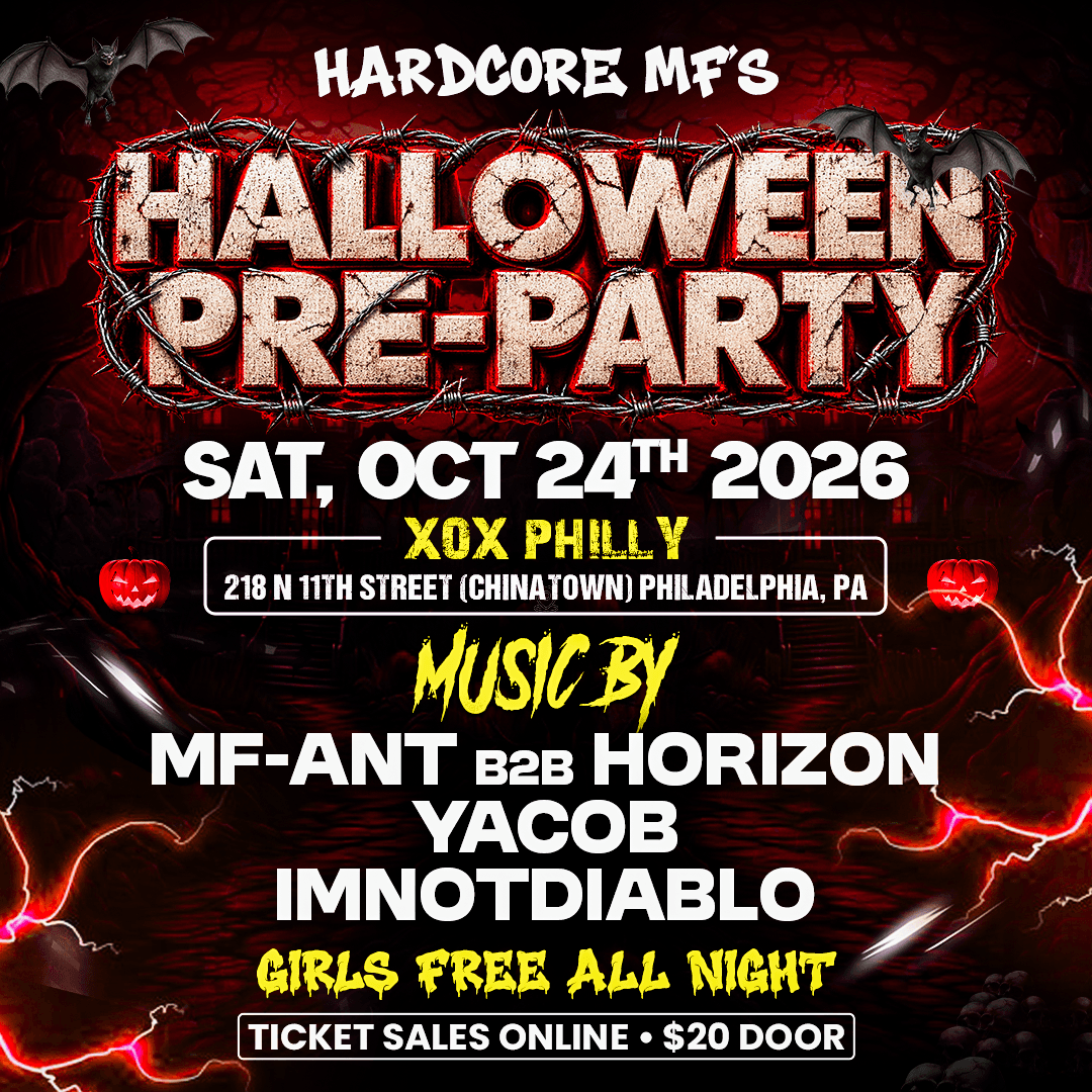 HALLOWEEN PRE-PARTY @ XOX PHILLY 10/24
