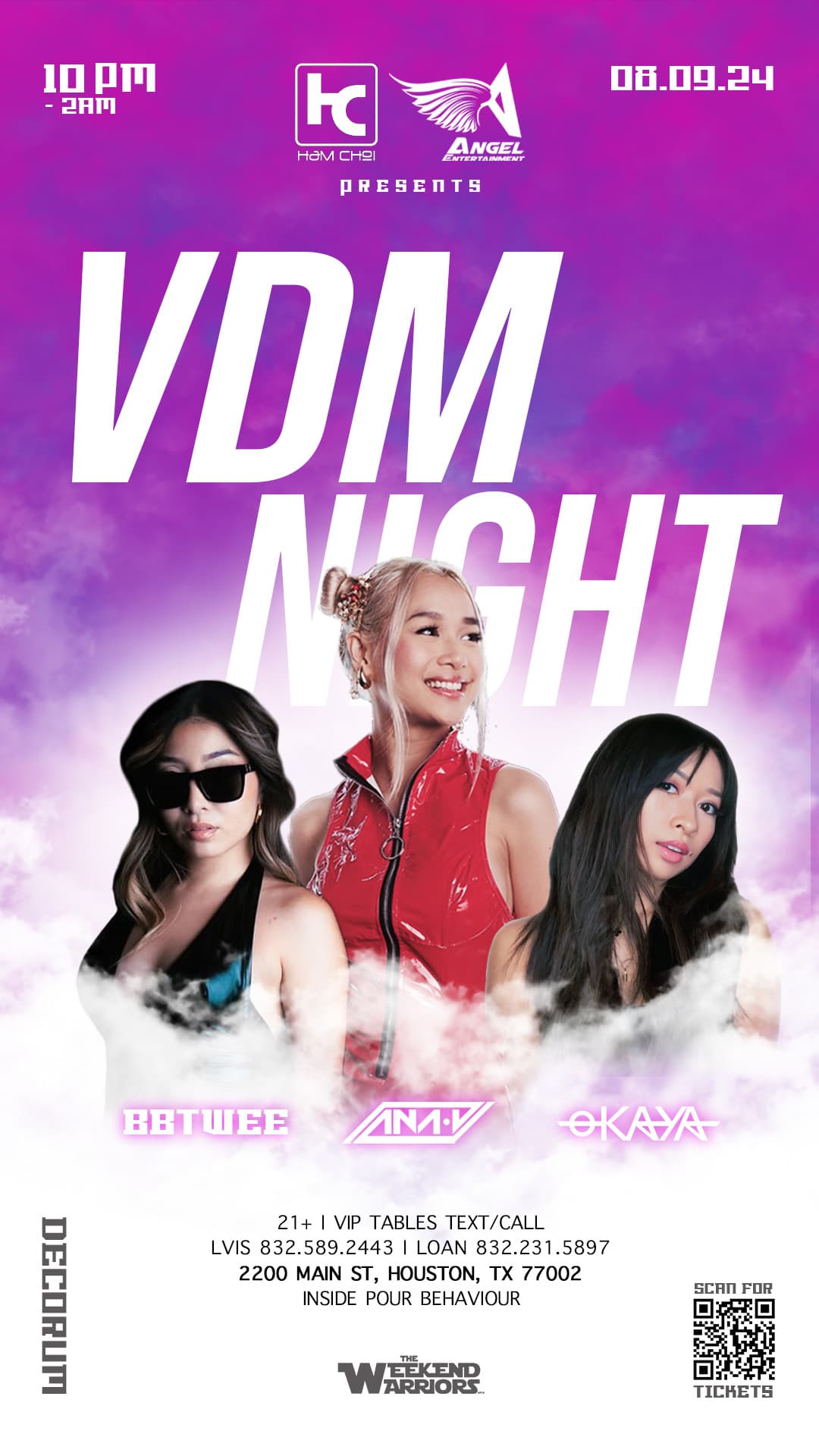 VDM NIGHT feat. ANA V @ DECORUM 8.9.24