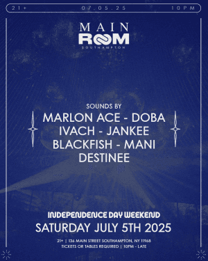 MAIN ROOM SOUTHAMPTON - JULY 5TH